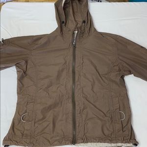 Columbia light weight brown jacket! Large